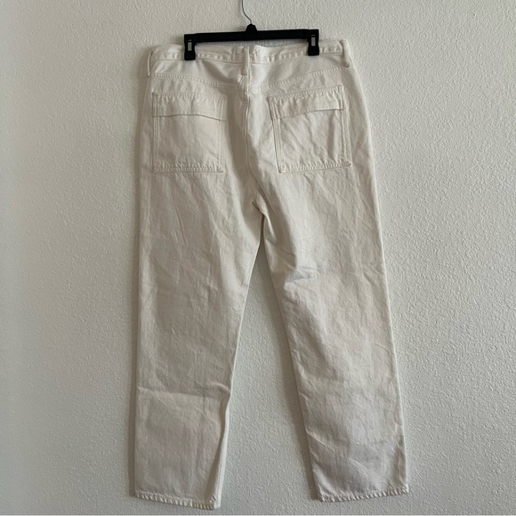 AGOLDE Cooper Relaxed Straight Cargo Jeans White NWOT - Picture 9 of 11